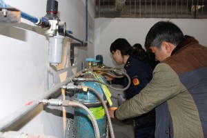 县市场监督管理局对我院进行特种设备安全生产综合检查