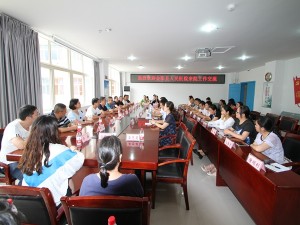 金阳县人民医院到我院开展工作交流