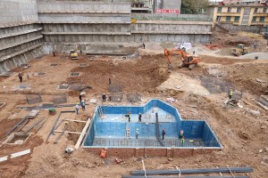 宁南县人民医院开展第二住院综合大楼工程项目坑槽验收