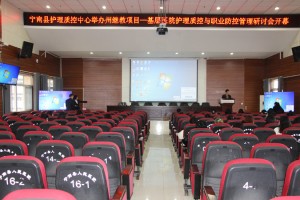 聚力求索，凝心质卓--宁南县护理质控中心成功举办基层护理学术会