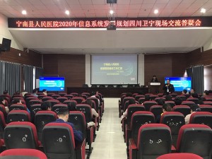 宁南县人民医院2020年信息系统发展规划 四川卫宁现场交流答疑会
