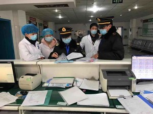 州执法支队到我院进行院感防控工作检查