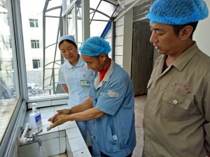 消毒供应室举行非专业技术人员手卫生培训