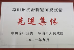 喜讯！宁南县人民医院被评为全州抗击新冠肺炎疫情先进集体