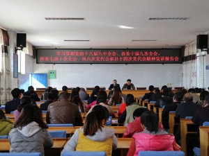 医院总支积极组织党员参加学习贯彻 “党的十八届六中全会、省委十届九次全会、州委七届十次全会、州八次党代会和县十四次党代会”精神宣讲报告会